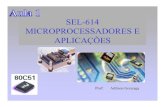Aula1 - Conceitos Básicos, Histórico, Arquitetura de Microprocessadores, Microcontrolador 8051, Programação.