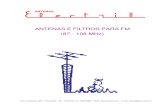 FM 87-108MHz Antenas e Filtros
