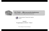 ELT043 - Aula 06 - Programação Do HCS12 - Parte 1