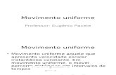 1º Ano Física Slide Movimento Uniforme