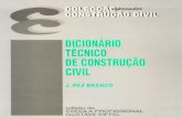 Dicionário Técnico de Construção Civil