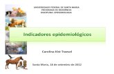 1 - Indicadores Epidemiolgicos - Carolina Traesel