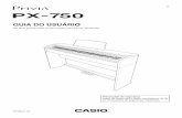 Manual Piano Casio PX750_PT