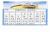 Calendario Colorido Minions