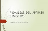 Anomalías Del Aparato Digestivo