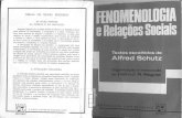 Alfred Schutz - Fenomenologia e Relações Sociais