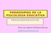 Paradigmas de La Psicologia Educativa.
