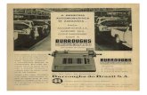 Burroughs Do Brasil-publicidade de Máquina de Escrever