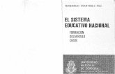 FERNANDO MARTINEZ PAZ El Sistema Educativo Nacional