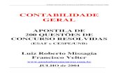 Luiz Roberto Messagia - 200 Questões de Contabilidade