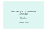 Claudinei Coletti - CITAÇÕES - Metodologia Do Trabalho Científico PDF