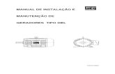 Weg Manual de Instalação e Manutenção de Geradores Tipo Dbl