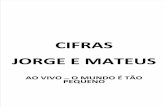 CIFRAS - Jorge e Mateus (Ao Vivo)