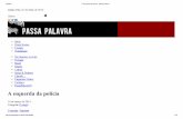 PASSAPALAVRA - A Esquerda Da Polícia