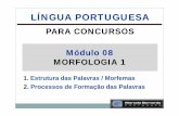 Módulo 08 - Morfologia 1 - Estrutura Das Palavras Morfemas