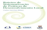 Roteiro de Sistematização de Práticas de Desenvolvimento Local, 2005