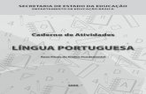 Caderno de atividade de português multipla escolha