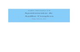 Apontamentos de Análise Complexa - Oliveira, Filipe