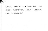 Lista de Furnas - Denúncia da procuradora Andrea Bayão, do MPF-RJ