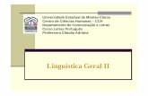 Apresentação - Linguística Geral II 2014