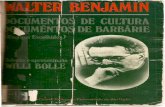 Walter Benjamin - Documentos de cultura - documentos de barbárie