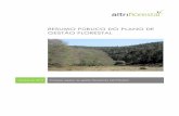 Resumo Público Plano de Gestão Florestal Altri Florestal 2013-2016