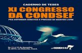 Teses ao XI Congresso da CONDSEF - Beberibe/CE  -2013