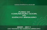 comunicação social do EB Plano2009-2011