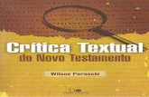 Critica Textual Do Novo Testamento - Wilson Paroschi