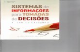 A. Carlos Cassarro - Sistemas de Informações para Tomadas de Decisões
