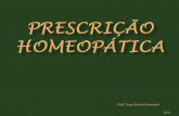 Prescrição Homeopatica