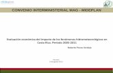 Evaluación económica del impacto hidrometereológico en Costa Rica