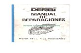 Derbi 49 Cc 4 y 6 Velocidades Manual Motor 0149