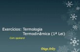 Termologia e Termodinâmica - Exercícios (PDF)