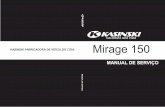 Manual de Serviço Mirage 150