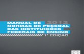Manual de Normas de Pessoal Das Instituicoes Federais de Ensino