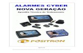 Alarmes Cyber Nova Geração Pósitron - manual