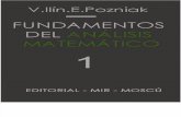 Ilín, V., Pozniak, E. - Fundamentos del Análisis Matemático Tomo 1