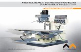Manual Fresadoras Ferramenteiras FER-40A3 Premium CAUTEC