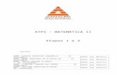 ATPS MATEMÁTICA  - ETAPA 1 e 2 2011