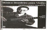 Varios Compositores - Musica Brasileira Para Violao (Arranjos Fernando Presta) - Irmaos Vitale - 39p