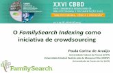 O family search indexing como iniciativa de crowdsourcing