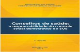 CONSELHOS DE SAUDE RESPONSABILIDADE CONTROLE SOCIAL - JORNAL DO BAIRRO / Antonio Cabral Filho - Julho 2015 - RJ
