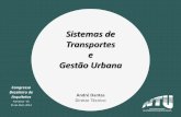 Sistemas de Transportes e Gestão Urbana