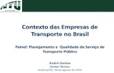 Contexto das Empresas de Transporte no Brasil