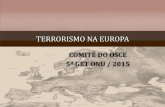 Apresentação sobre o  terrorismo na Europa