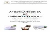 Apostila Farmacotécnica II - Teórica 2015 01