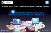 Palestra "As 6 (seis) maneiras de obter mais sucesso no mobile e nas redes sociais"