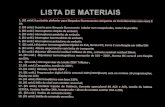 Lista de materiais - KIT M“VEL PREDIAL