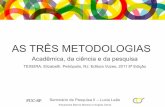 As três metodologias